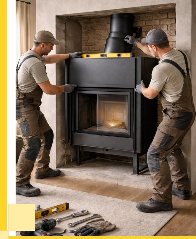 Установка каминных топок в Керчи под ключ от 18382 р. | ЭриданКрч