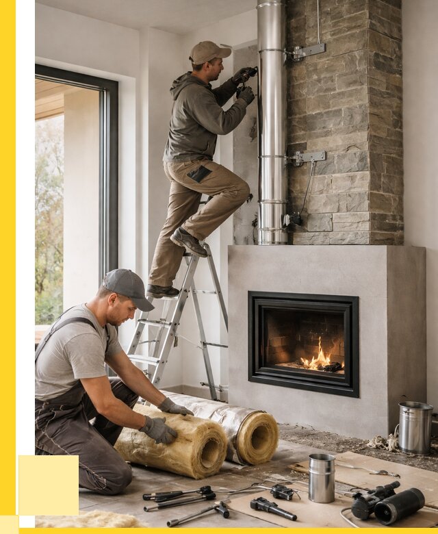 Монтаж дымоходов для каминов в Керчи от 15318 р. ЭриданКрч