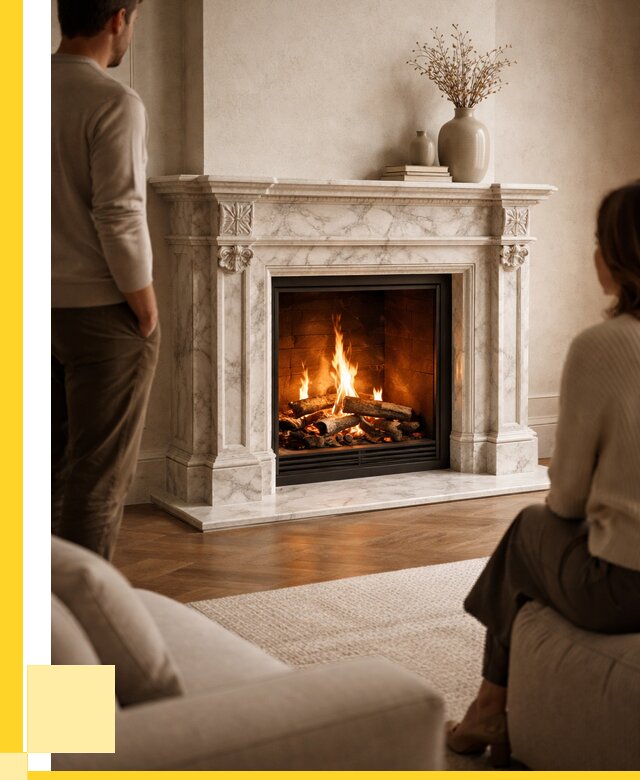 Мраморные камины под ключ в Керчи от 255300 р. | ЭриданКрч