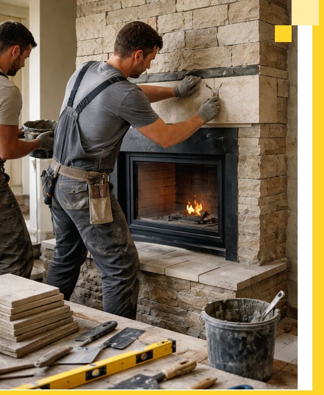 Проектирование и установка открытых каминов в Керчи