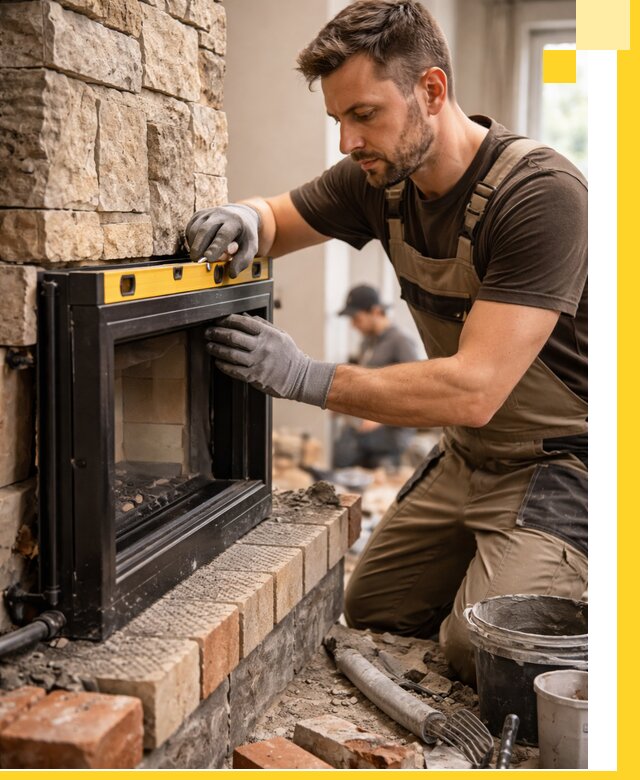 Дровяные камины под ключ в Керчи: монтаж, обустройство