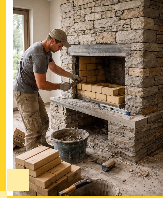 Кладка каминов и камина в Керчи от 25530 р. ЭриданКрч