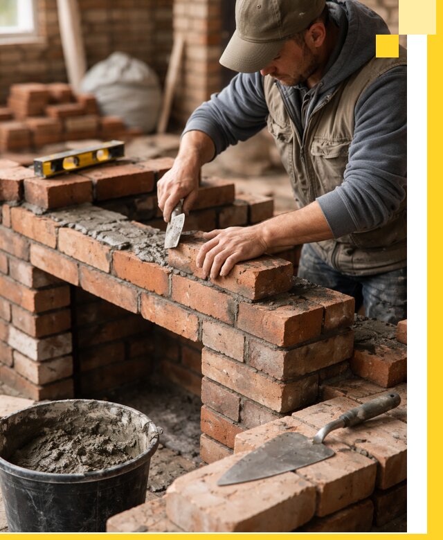 Кладка каминов под ключ в Керчи профессиональная отделка и монтаж