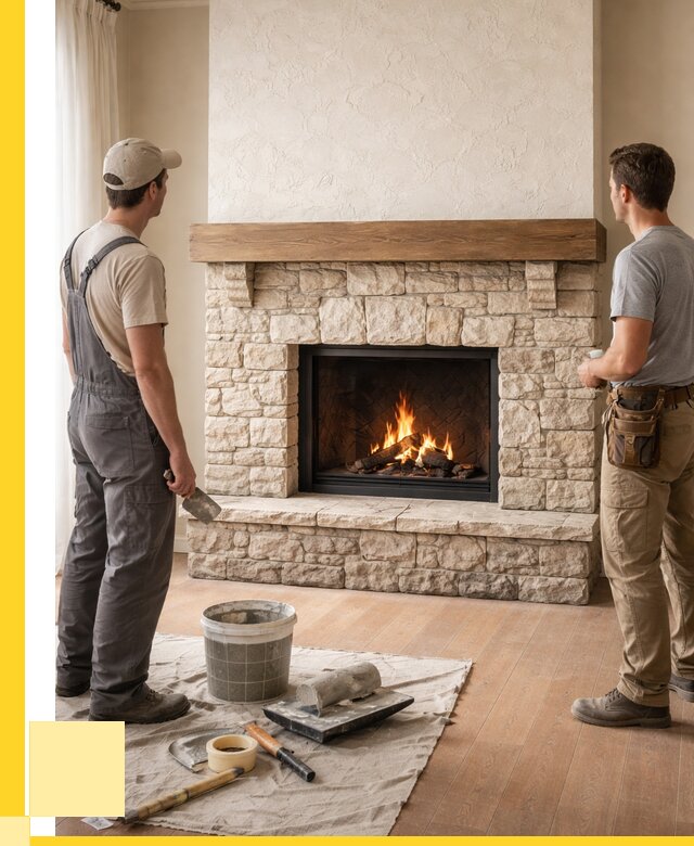 Отделка каминов в Керчи от 6638 р. под ключ | ЭриданКрч