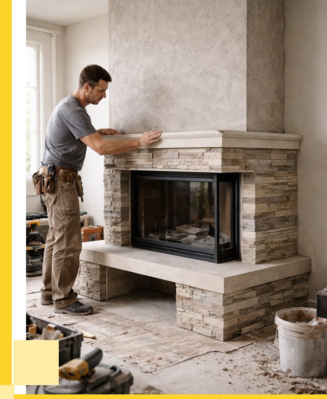 Изготовление каминов под ключ в Керчи от 153180 р. | ЭриданКрч