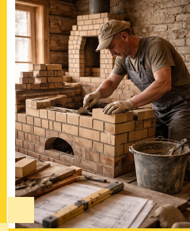 Кладка печей из кирпича в Керчи цены от 30636 р. - ЭриданКрч