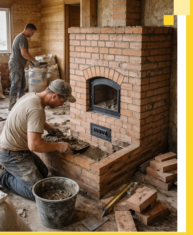 Профессиональное строительство печей в Керчи под ключ