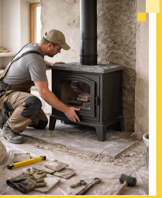 Профессиональный монтаж печей и каминов в Керчи под ключ