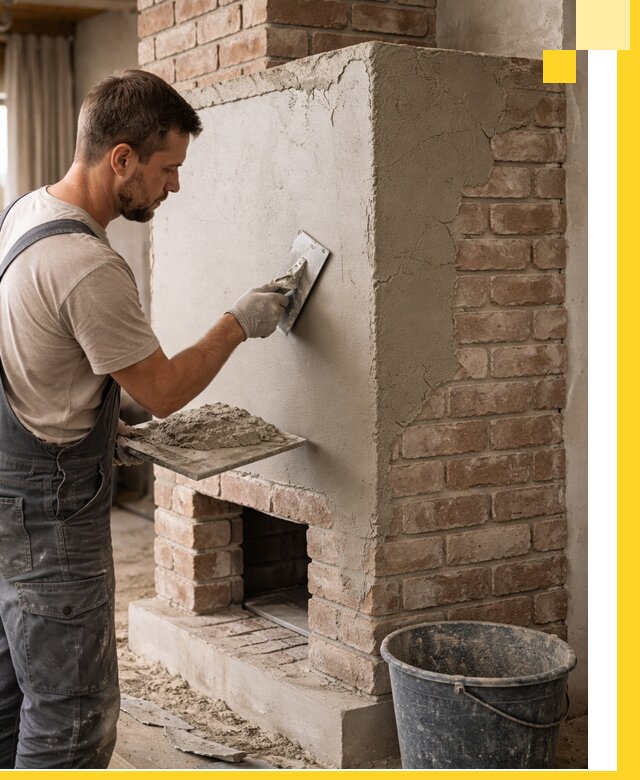 Отделка печей и облицовка каминов в Керчи под ключ