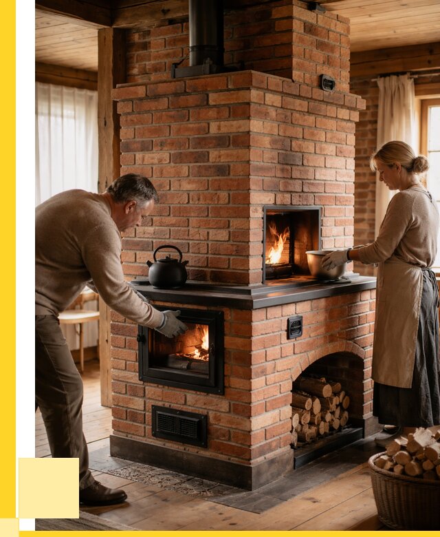 Печи для загородного дома под ключ в Керчи от 81696 р. | ЭриданКрч