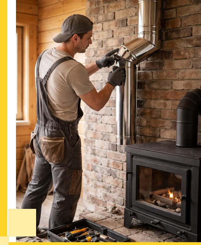 Монтаж дымоходов для печей в Керчи от 7659 р. | ЭриданКрч