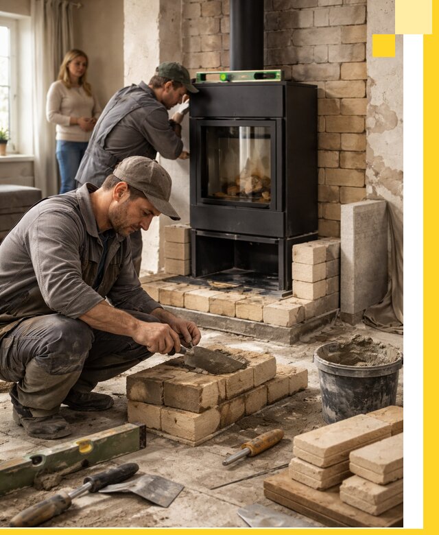 Печи и камины под ключ: проект, установка в Керчи