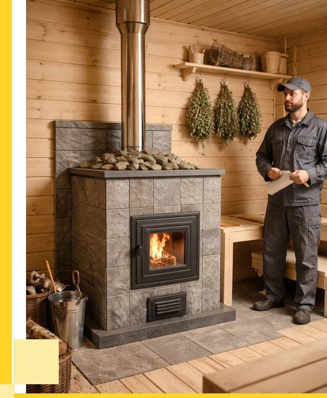 Печи для бани под ключ в Керчи от 122544 р. | ЭриданКрч