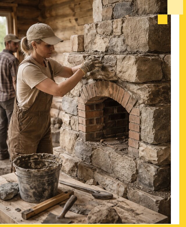 Каменные печи на заказ и монтаж в Керчи, долговечные решения