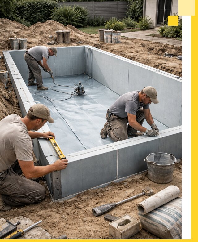 Профессиональный монтаж бассейнов под ключ в Керчи с гарантией