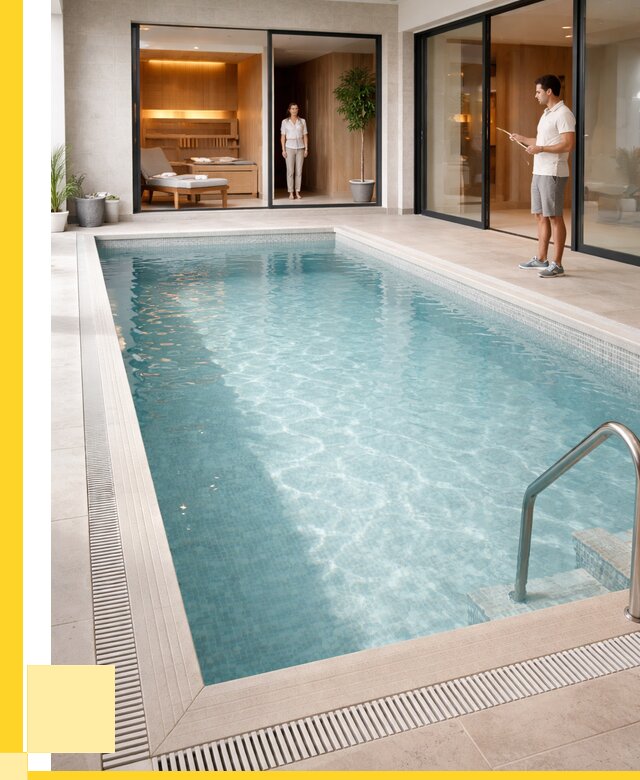 Отделка бассейна пленкой ПВХ в Керчи от 3574 р. - ЭриданКрч