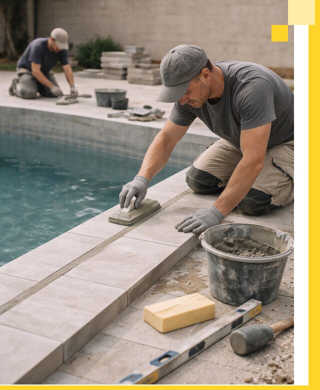 Отделка бассейнов в Керчи: декоративная отделка и гидроизоляция