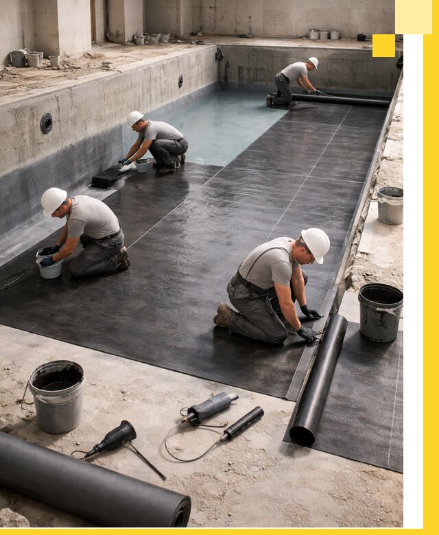 Профессиональная гидроизоляция бассейнов и чаш в Керчи под ключ