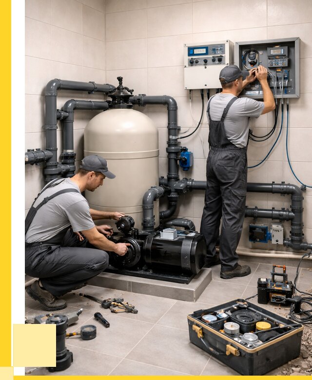 Монтаж оборудования для бассейнов в Керчи от 40848 р. | ЭриданКрч