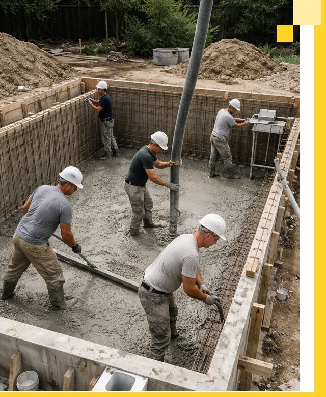 Строительство бетонных бассейнов под ключ в Керчи