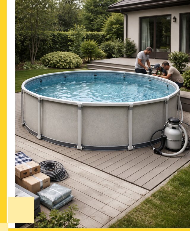 Купить каркасные бассейны в Керчи от 45954 р. | ЭриданКрч