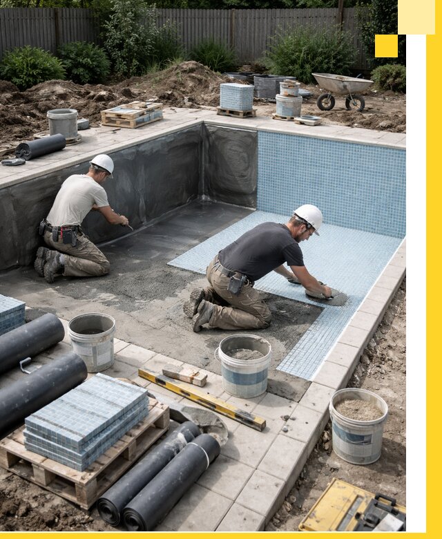 Проектирование и строительство стационарных бассейнов в Керчи