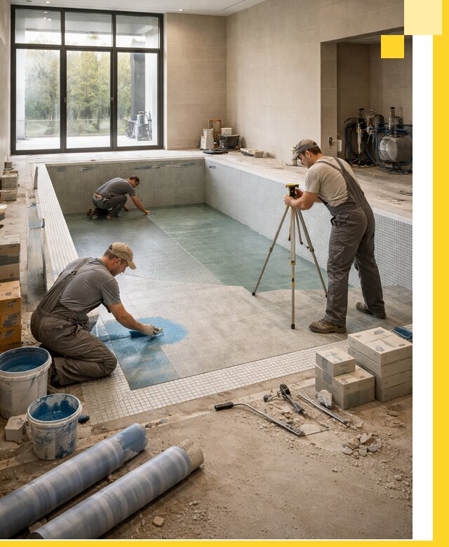 Проект и строительство закрытых бассейнов в Керчи под ключ