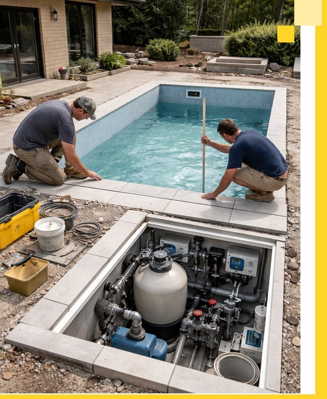 Строительство качественных домашних бассейнов под ключ в Керчи