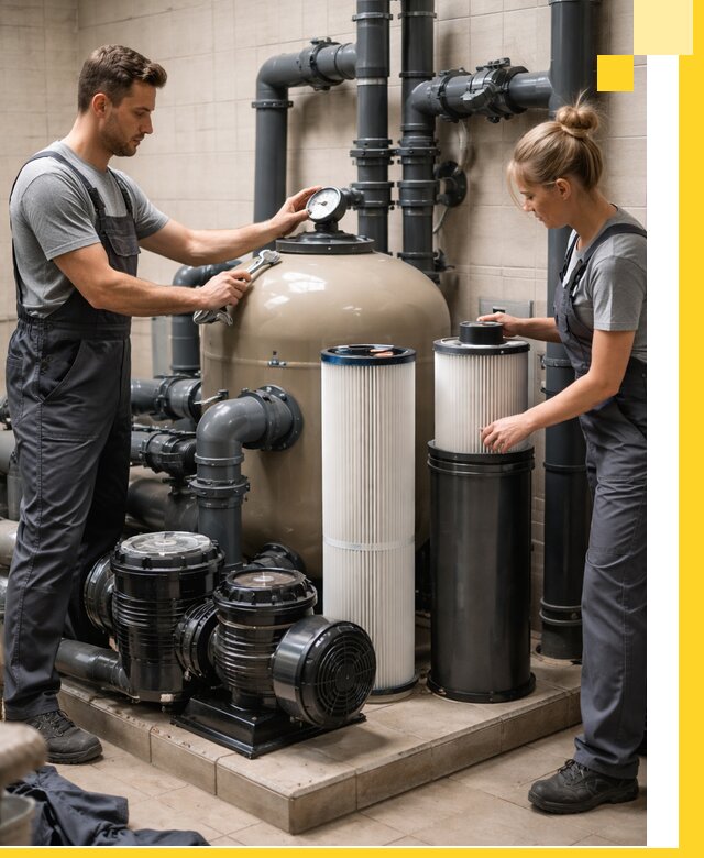 Фильтры и системы фильтрации для бассейнов в Керчи