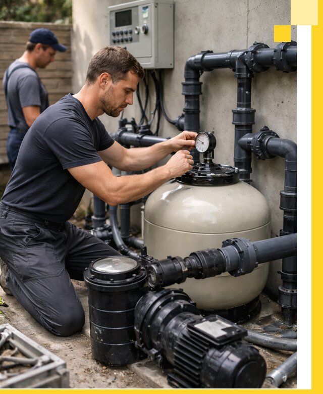 Поставка и монтаж фильтровального оборудования для бассейнов в Керчи