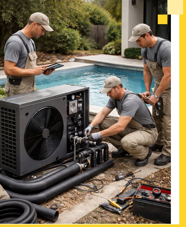 Проектирование и установка тепловых насосов для бассейнов в Керчи