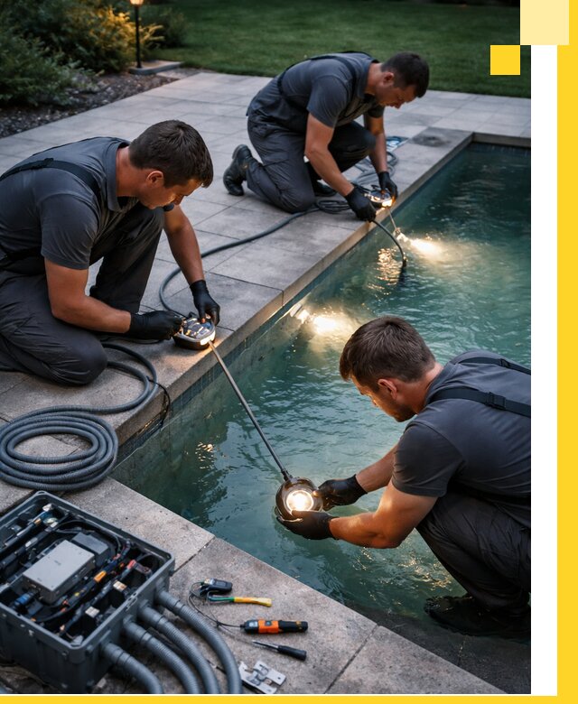 Профессиональное освещение бассейнов в Керчи: дизайн и монтаж