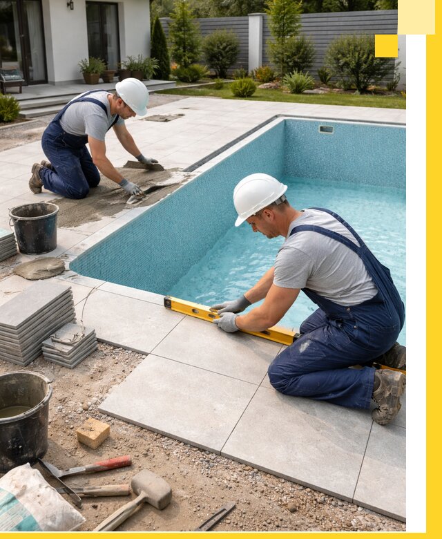 Строительство и монтаж плавательных бассейнов под ключ в Керчи