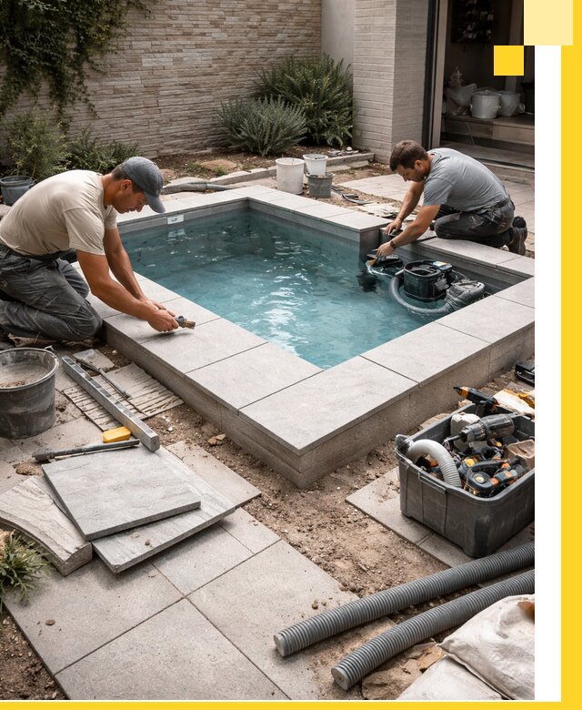 Мини бассейны под ключ в Керчи, дизайн и установка