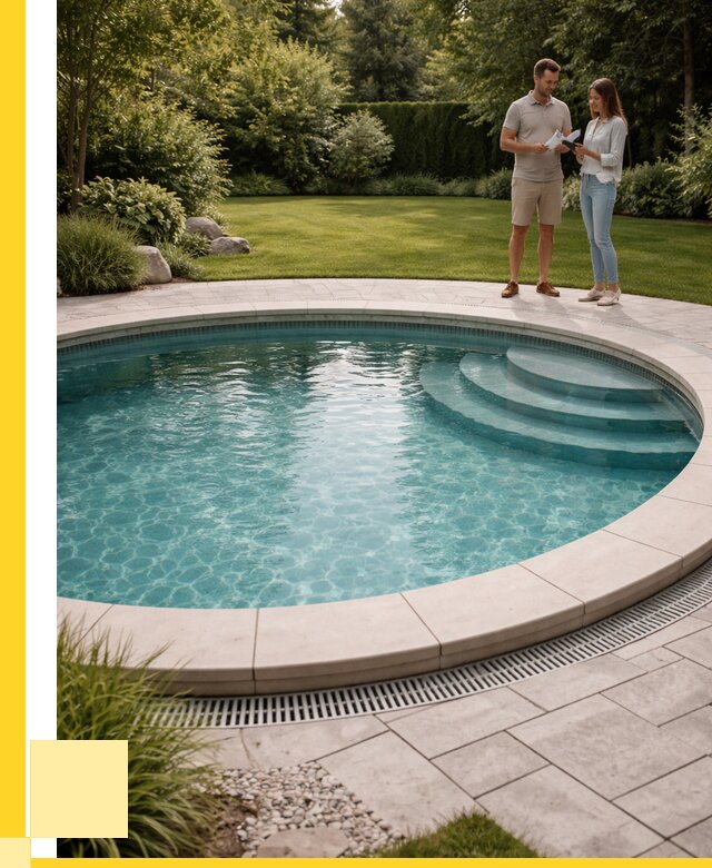 Круглые каркасные бассейны купить в Керчи от 255300 р. | ЭриданКрч