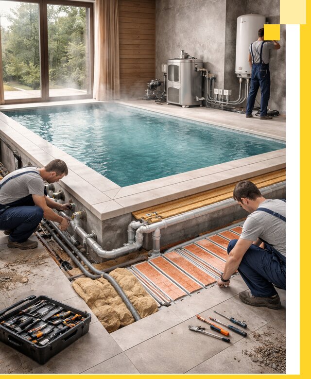 Проектирование и строительство тёплых бассейнов в Керчи