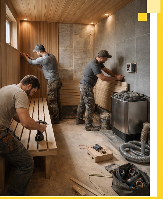Сауны под ключ в Керчи, проектирование, строительство, отделка