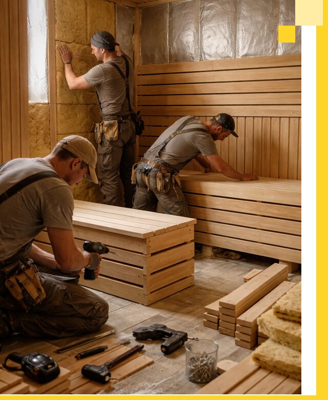 Профессиональное строительство саун под ключ в Керчи