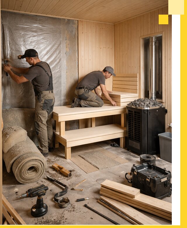 Проекты саун под ключ в Керчи дизайн и строительство