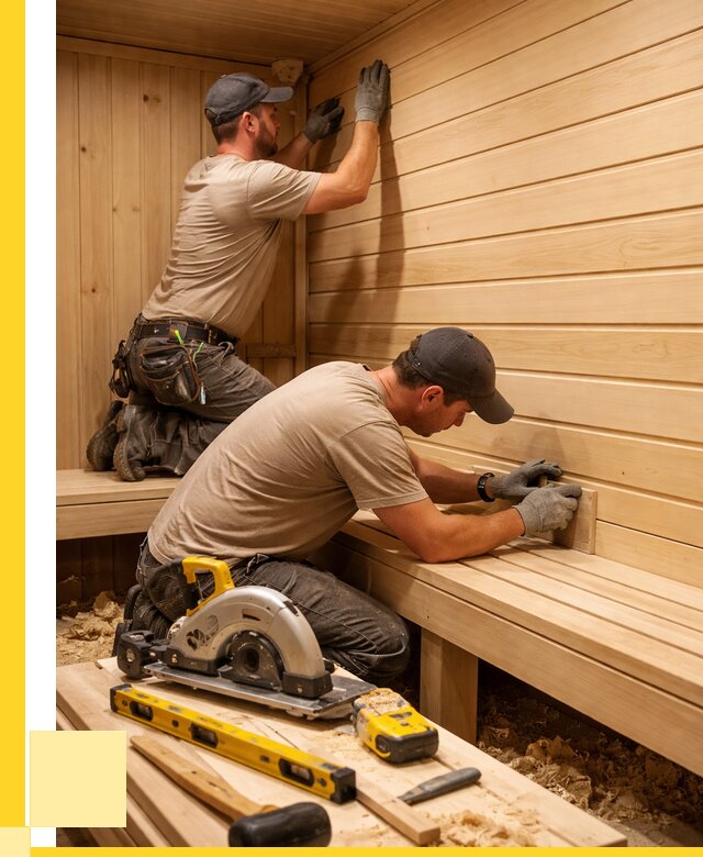 Обшивка саун вагонкой в Керчи от 2553 р. | ЭриданКрч