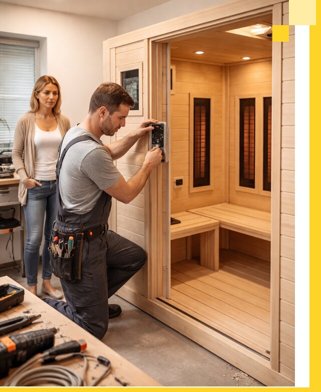 Инфракрасные сауны под ключ в Керчи продажа и установка