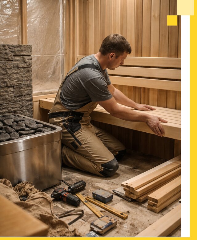 Сауны для дома под ключ с проектированием и монтажом в Керчи