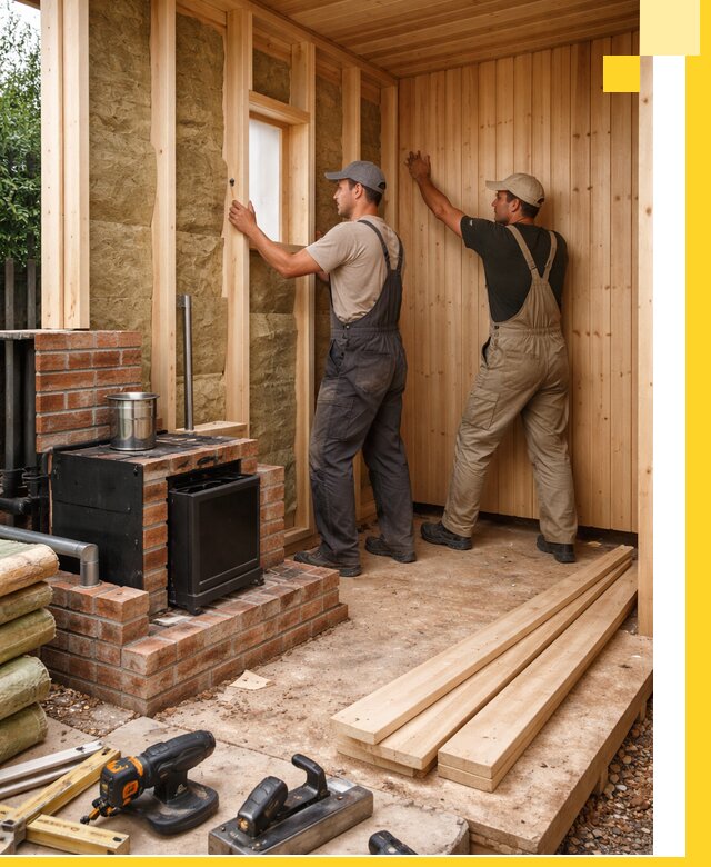 Строительство и установка дачных саун под ключ в Керчи