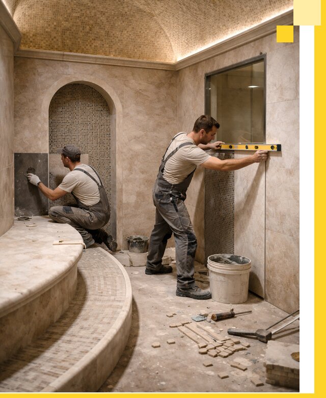 Проектирование и строительство саун с хамамом под ключ в Керчи