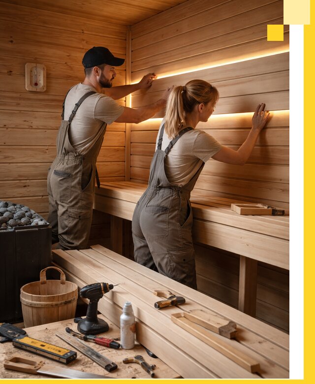 Дизайн саун и бань под ключ с индивидуальным проектом в Керчи