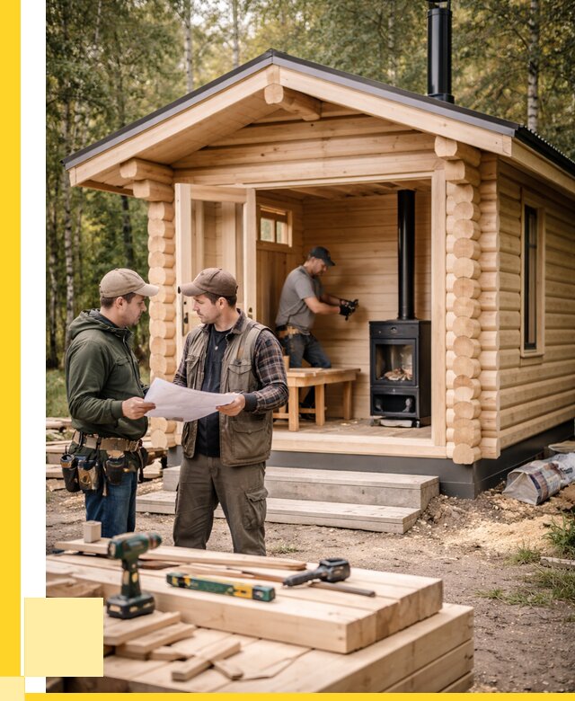 Монтаж бань под ключ в Керчи — от 204240 р. | ЭриданКрч