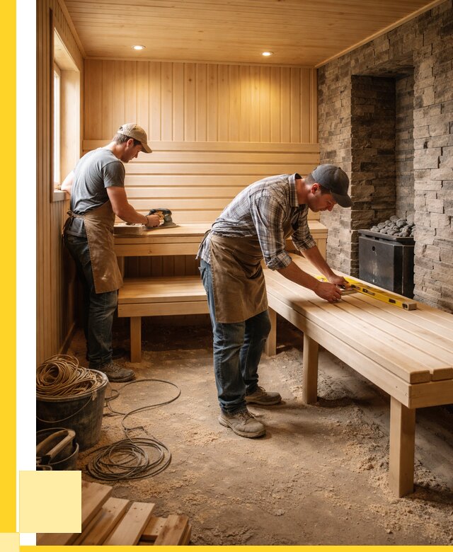 Отделка бани в Керчи: внутренняя отделка от 3064 р. | ЭриданКрч