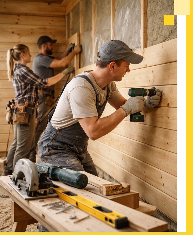 Обшивка бань под ключ в Керчи: отделка стен и потолков