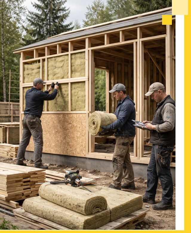 Проектирование и строительство каркасных бань в Керчи под ключ