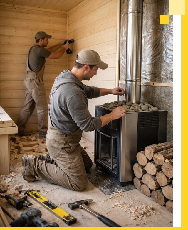 Строительство деревянных бань под ключ в Керчи проекты и монтаж